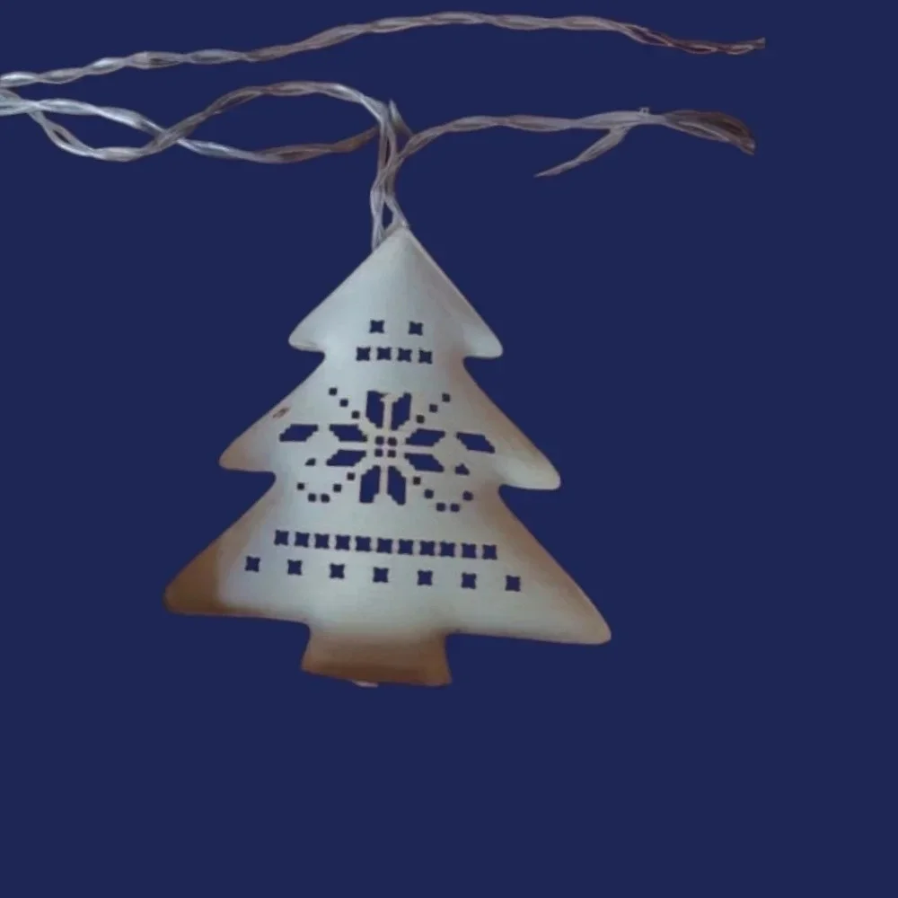 White pine set of 10 light pine 6 foot led lighted